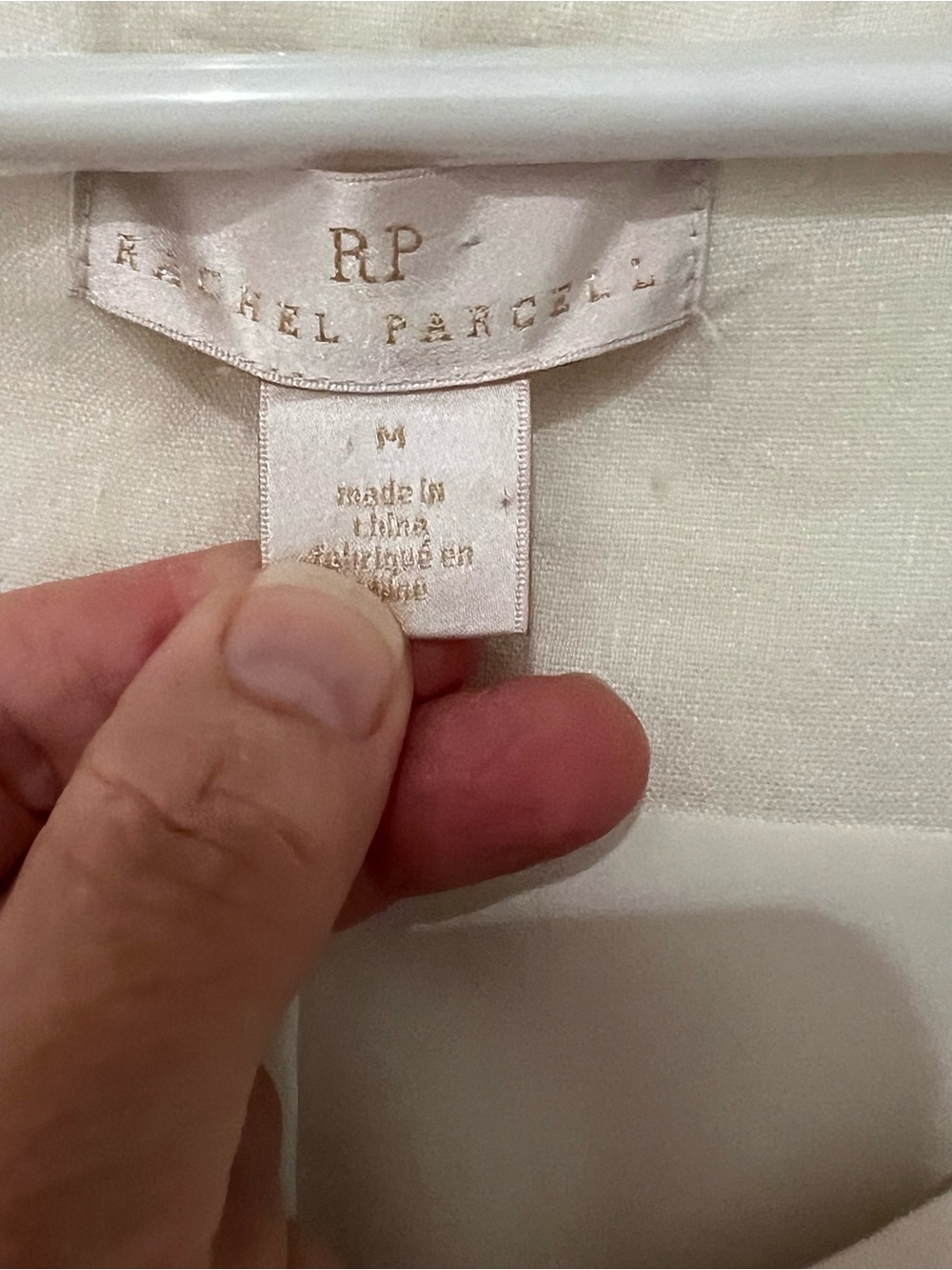 Rachel Parcell Cream Button-Front Midi Dress - Picture 4 of 5